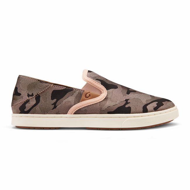 Olukai Women's Pehuea Pa i Slip On Shoe - Soft Pink / Ke Au Camo US032-465